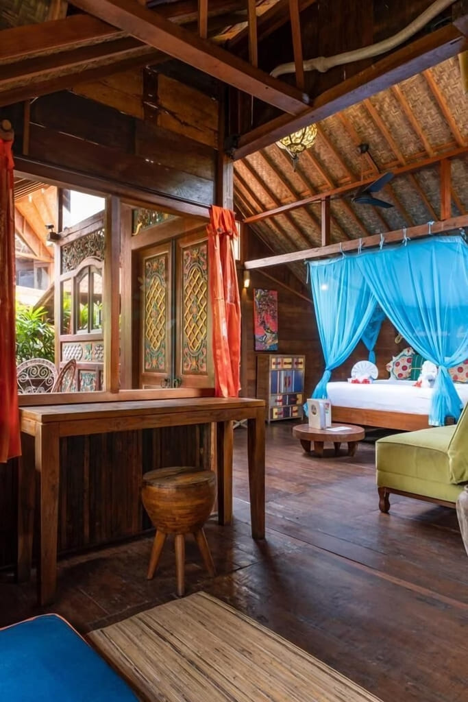Værelse hos Bali Bohemia i Ubud tæt på Monkey Forest