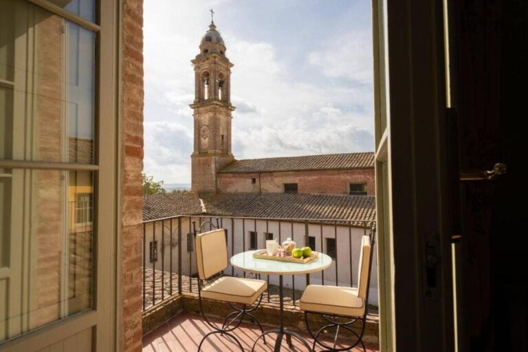 Balkon hos Hotel Certosa Di Maggiano