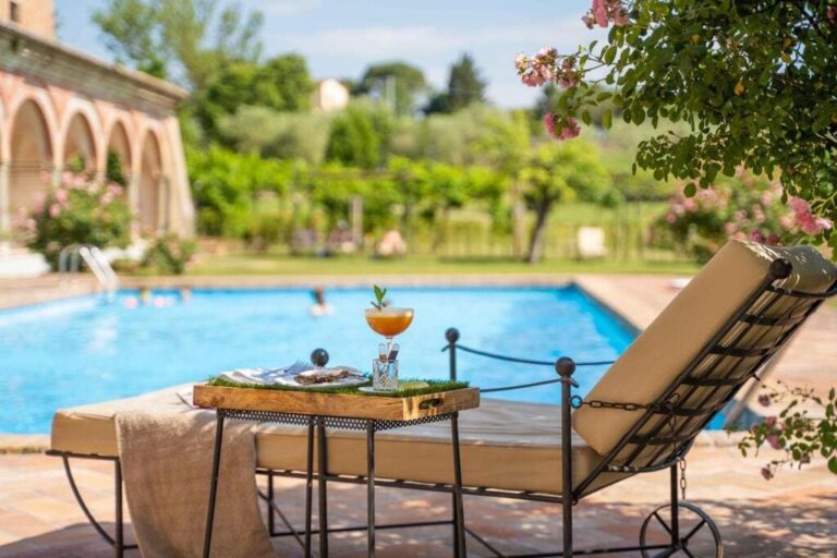 Poolen hos Hotel Certosa Di Maggiano