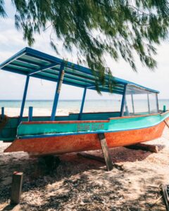 Båd på Gili Meno