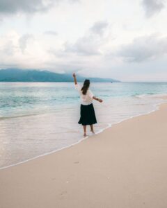 Victoria on the beach