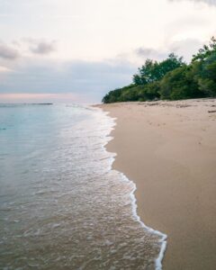 Strand på Gili Meno