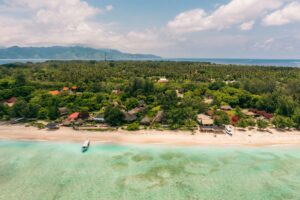 Strand på Gili Meno