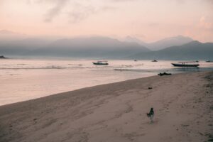 Strand på Gili Meno