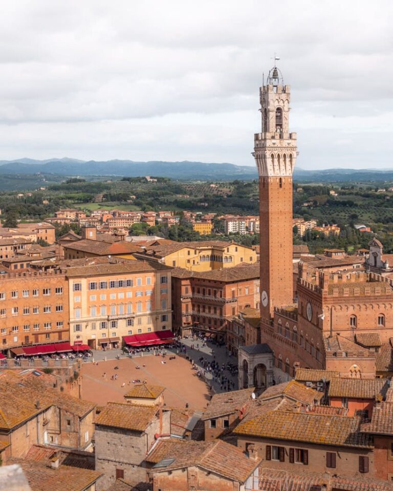 Piazza del Campo fra det øverste niveau af