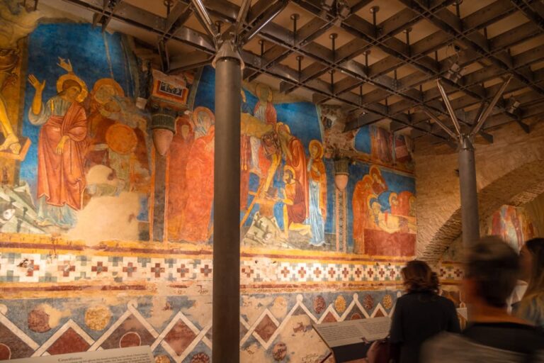 Fresker i krypten under Sienas domkirke
