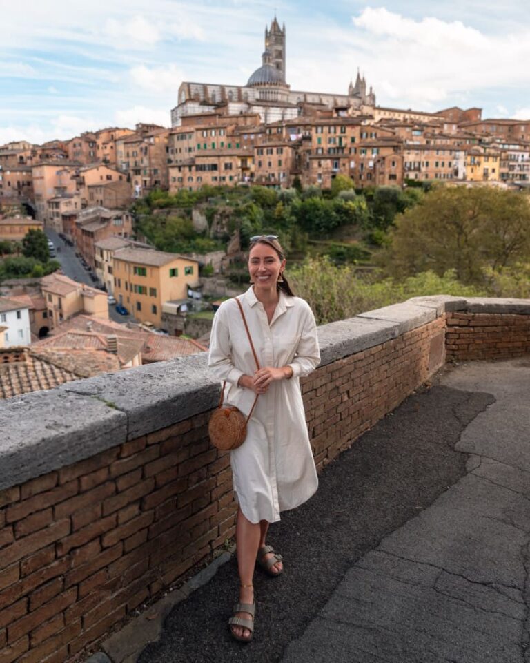 Victoria ved udsigten fra Basilica di San Domenicos sydlige terasse