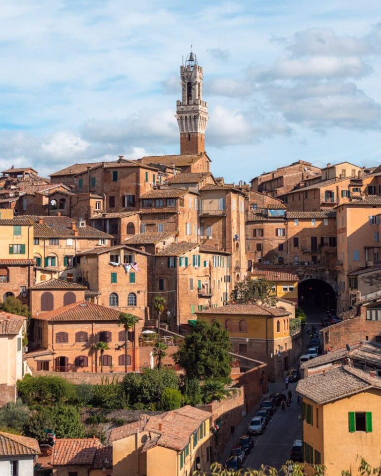 Siena huse og Torre del Mangia