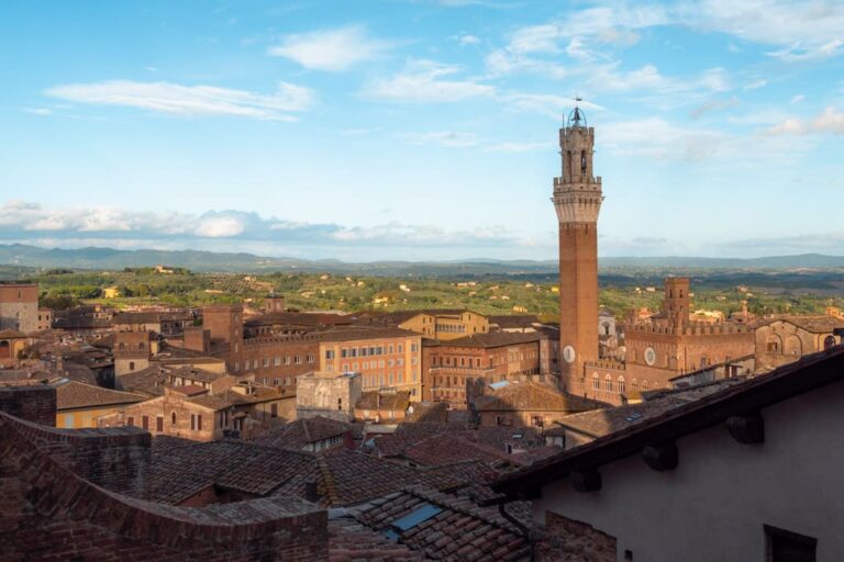 Udsigt over Piazza del Campo