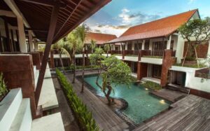 Arena Living budgethotel med pool i Sanur