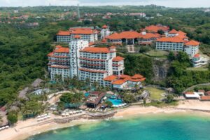 Hilton i Nusa Dua dronebillede