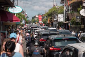 Trafikprop i Ubud