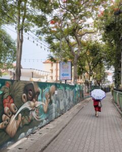 Street art o Chiang Mais gamle bydel
