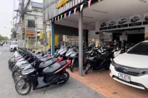 Scooterleje i Chiang Mai