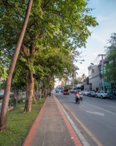 Fortov i Chiang Mai ved voldgraven