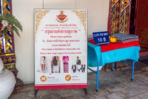 Tempeltøj eller leje i Chiang Mai