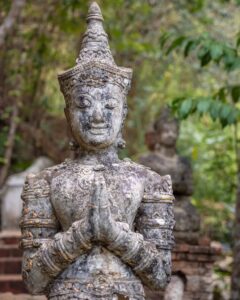 Buddha ved Pha Lat Temple i Chiang Mai