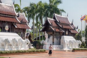 Indgangen til Royal Park Rajapruek