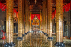 Royal Park Rajapruek inden i Den royale pavillon