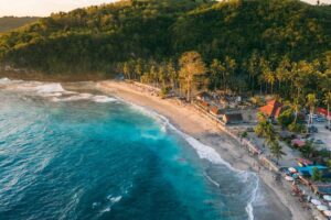 Stranden ved Crystal Bay