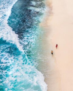 Alex & Victoria på Nusa Penida fra oven