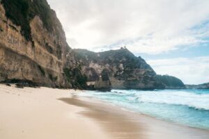 Stranden på Diamond Beach er super flot