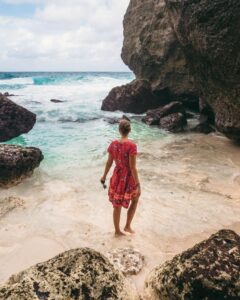 Victoria på Diamond Beach