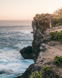 Hav og klipper ved Angel's Billabong