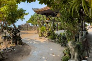 Strandpromenaden i Sanur ved koraltemplet