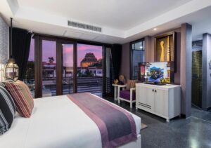 Værelse med udsigt til Wat Chedi Luang hos U Chiang Mai