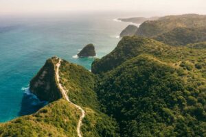 Banah Cliffs udsigtspunkt fra luften