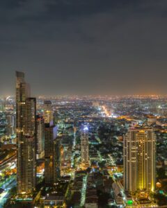 Udsigten fra Sky Bar at Lebua Bangkok