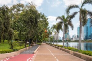 Sø i den østlige del af Benchakitti Park