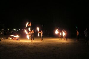 Fire show på Koh Samet