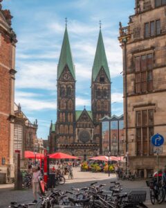 Bremen domkirke og markedsplads