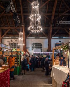 Julemarkedet på Christiania i Den Grå Hal