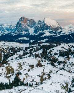 Sne på Alpe di Siusi
