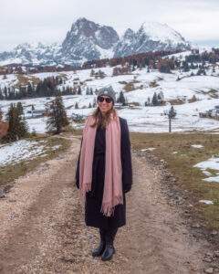 Victoria på Alpe di Siusi i november