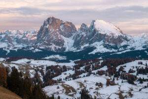 Sne på Alpe di Siusi