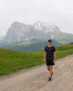 Alex på Alpe di Siusi