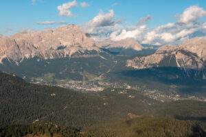Cortina d’Ampezzo set fra Cinque Torri