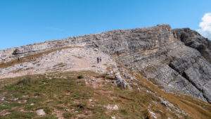 Vejen op til Rifugio Nuvolau