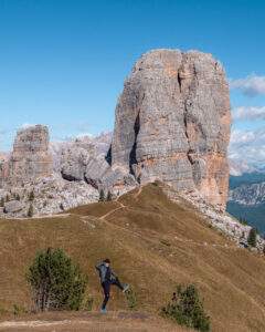 Alex ved Cinque Torri