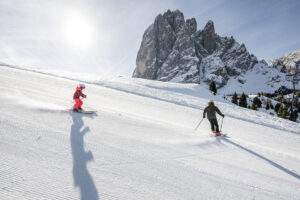 Dolomitterne på ski med børn