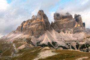 Tre Cime i Dolomitterne