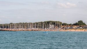 Marinaen i Kühlungsborn set fra molen