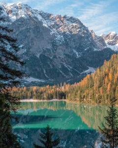 Lago di Braies set fra vandreturen