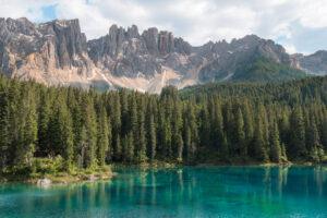 Lago di Carezza udsigt