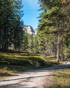 Starten af Lago di Sorapis-hiket