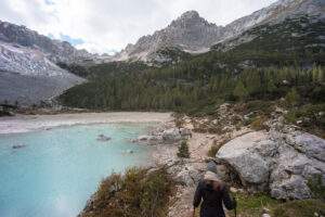 Bredden ved Lago di Sorapis